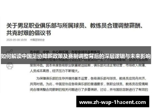 如何解读中国足协降薪政策及赛制调整背后的深层逻辑与未来影响